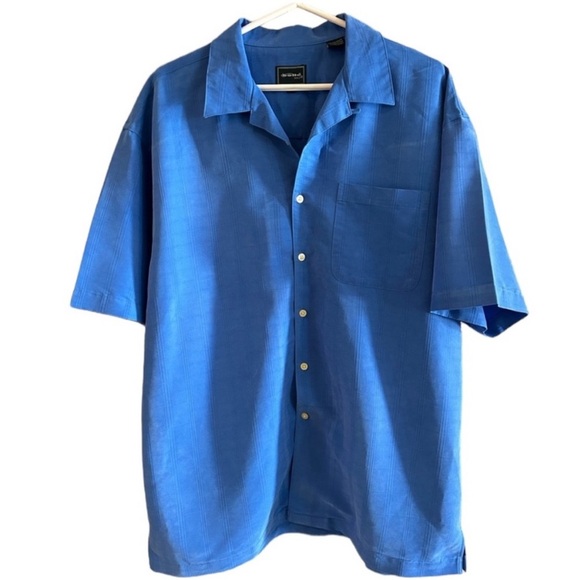 Bolle royal blue short sleeve men's shirt size L - Picture 2 of 10
